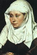 Robert Campin Portrait of a Lady oil painting artist